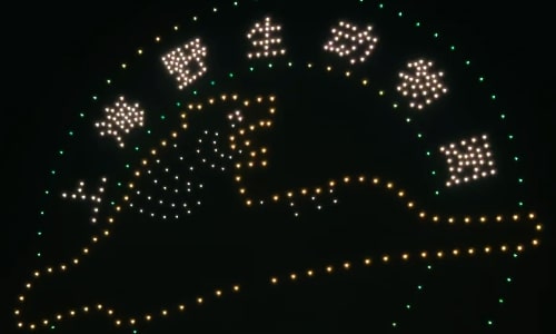 drone show-shanghai wild animal park drone show-shanghai wild animal park